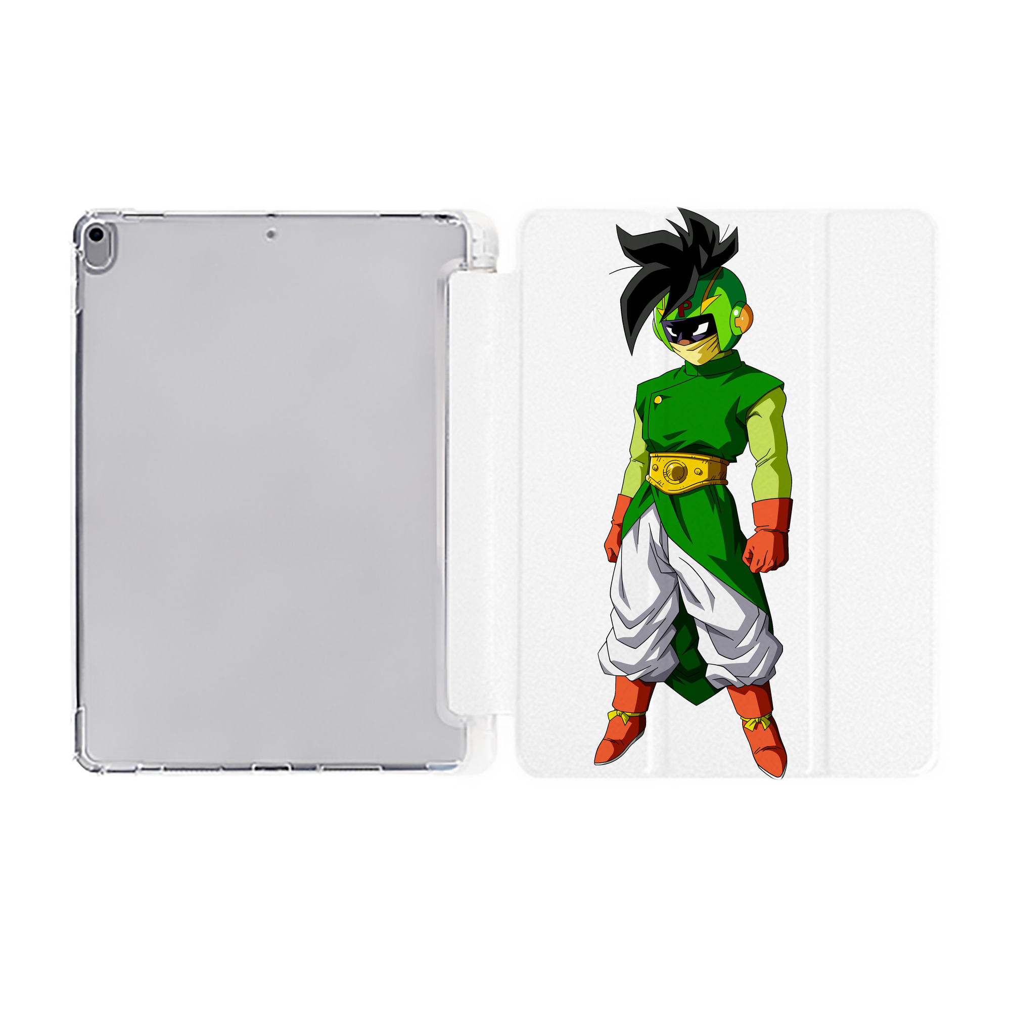 （画像用） ドラゴンボール DRAGON BALL IPad ケース ペン収納付き 三つ折りスタンド PUレザー×シリコン 対応機種9.5/10.5/10.9インチ